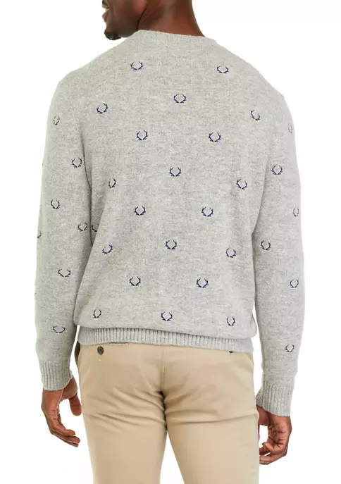 Cheap 🤩 Biltmore® Men's Embroidered Crew Neck Sweater ❤️ 4 Cheap 🤩 Biltmore® Men's Embroidered Crew Neck Sweater ❤️ - Image 2