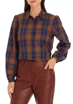 Wholesale 🎉 Biltmore® Women's Long Puff Sleeve Button Front Shirt ✨ -Biltmore® Sales Store Belk 1022