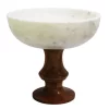 Discount ✨ Biltmore® 10" Marble Bowl on Footed Wood Base 🌟 -Biltmore® Sales Store Belk 1061