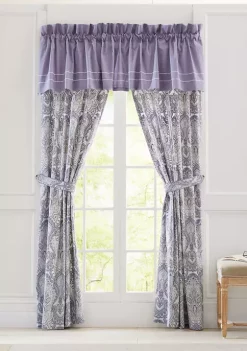 Discount 😀 Biltmore® Hillside Paisley Drapery Pair With Tiebacks 👍