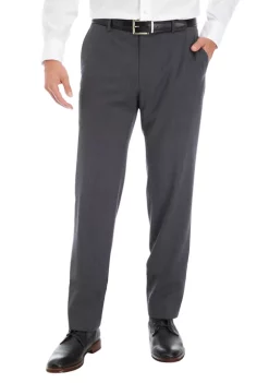 Discount ⌛ Biltmore® Men's Gray Solid 🤩 Dress Pants 👍 -Biltmore® Sales Store Belk 1199