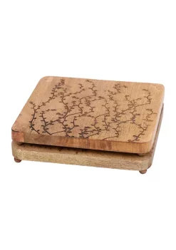 Promo ✨ Biltmore® Etched Vine Mango Wood Trivets - Set of 2 👏 -Biltmore® Sales Store Belk 1227