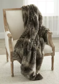 Promo 🔔 Biltmore® Timberwolf Faux Fur Throw 🎁 -Biltmore® Sales Store Belk 128