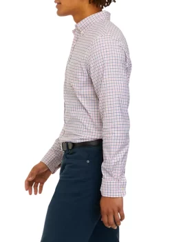 Deals ⌛ Biltmore® Men's Long Sleeve Woven Button Down Plaid 🔥 Shirt ❤️ -Biltmore® Sales Store Belk 1289