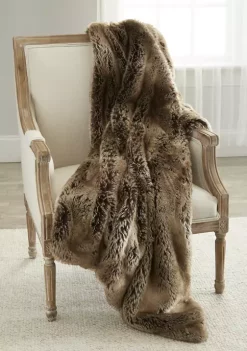 Promo 🔔 Biltmore® Timberwolf Faux Fur Throw 🎁 -Biltmore® Sales Store Belk 129