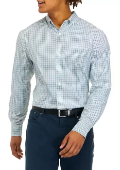 Deals ⌛ Biltmore® Men's Long Sleeve Woven Button Down Plaid 🔥 Shirt ❤️ -Biltmore® Sales Store Belk 1294