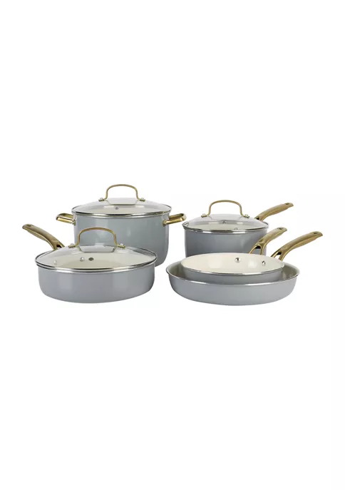 Discount ⌛ Biltmore® 8 Piece Ceramic Cookware Set ❤️ -Biltmore® Sales Store Belk 1315