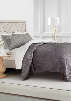 Best Sale 🧨 Biltmore® Shiny Kantha Quilt Set 🎁 -Biltmore® Sales Store Belk 133