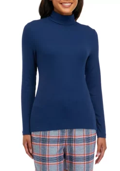 Flash Sale ⭐ Biltmore® 👍 Women's Long Sleeve Turtleneck Solid Top ⌛ -Biltmore® Sales Store Belk 240