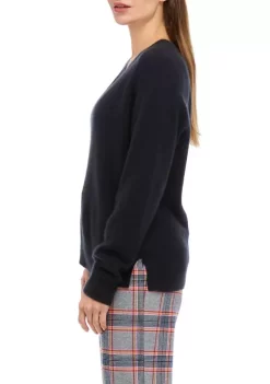 Buy 🔔 Biltmore® 🛒 Women's Long Sleeve V-Neck Cashmere Sweater ✔️ -Biltmore® Sales Store Belk 249