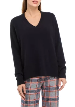 Buy 🔔 Biltmore® 🛒 Women's Long Sleeve V-Neck Cashmere Sweater ✔️ -Biltmore® Sales Store Belk 250