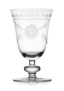 Deals 🧨 Biltmore® Spring Fleur Set of 4 Etched Goblets ⭐ -Biltmore® Sales Store Belk 276