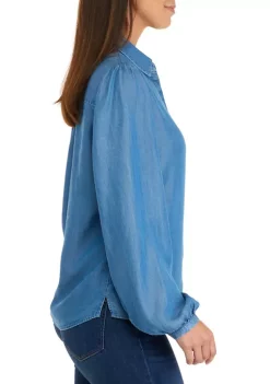 Cheapest 🥰 Biltmore® Women's Long Sleeve Button Down Shirt ⌛ -Biltmore® Sales Store Belk 431