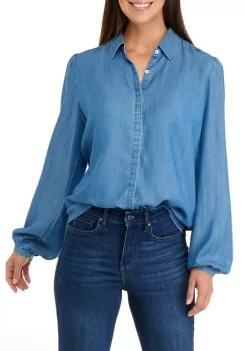 Cheapest 🥰 Biltmore® Women's Long Sleeve Button Down Shirt ⌛ -Biltmore® Sales Store Belk 432