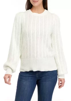 Wholesale 😍 Biltmore® Women's Long Sleeve Cable Crew Neck Sweater 🤩