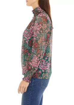 Wholesale ✔️ Biltmore® Women's Long Sleeve Smock Neck Top 😍 -Biltmore® Sales Store Belk 661