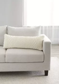 Cheap 😍 Biltmore® Mixed Cable Knit Lumbar Pillow 🤩