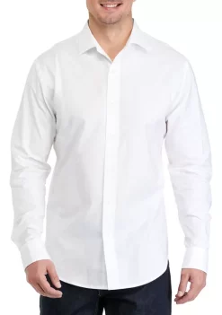 Best Sale 🛒 Biltmore® Men's Long Sleeve Woven Oxford Shirt 🎉 -Biltmore® Sales Store Belk 731