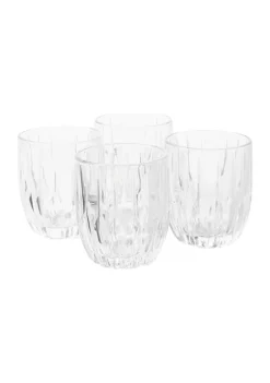 Discount 🛒 Biltmore® Set of 4 Pleated Double Old Fashioned Glasses ✨