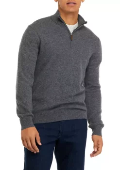 Best reviews of 🔥 Biltmore® Men's Cashmere 1/4 Zip Sweater 💯 -Biltmore® Sales Store Belk 77