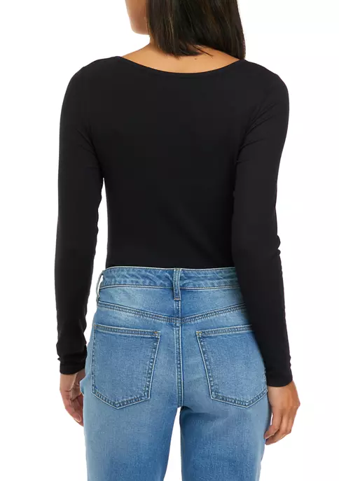 Cheapest ⌛ Biltmore® 🥰 Women's Long Sleeve Ribbed Bodysuit 🌟 4 Cheapest ⌛ Biltmore® 🥰 Women's Long Sleeve Ribbed Bodysuit 🌟 - Image 2