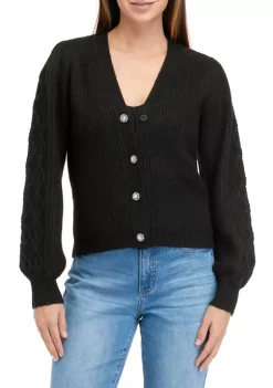 Best Sale ❤️ Biltmore® 👏 Women's Jeweled Button Cardigan 😍